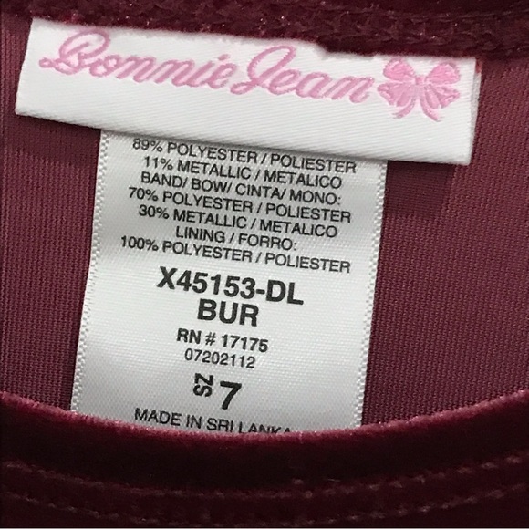 BONNIE JEAN (CHRISTMAS READY) DRESS raspberry, plaid, SPARKLE - Picture 6 of 14